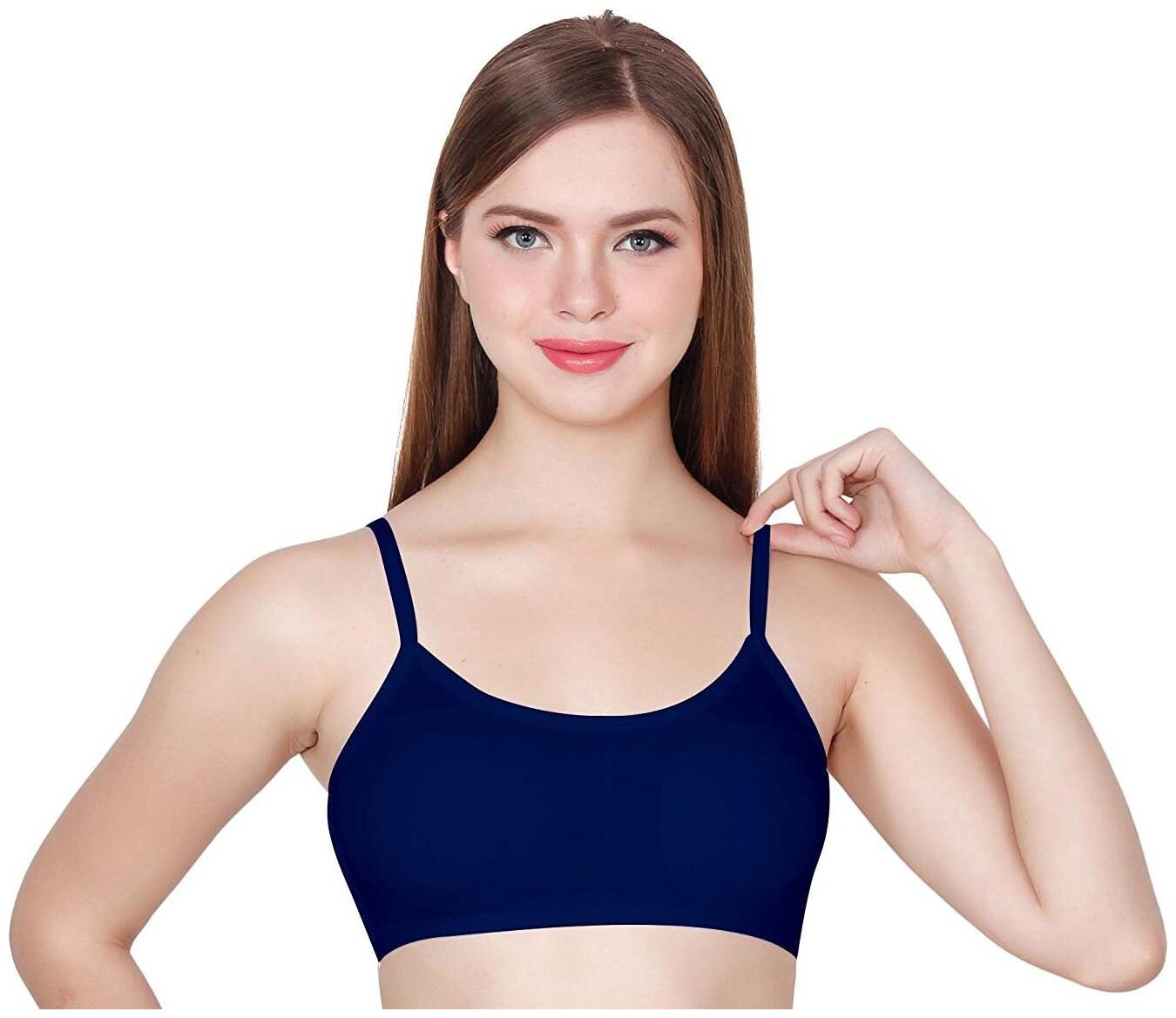 

TCG Women Solid Bralette top - Blue