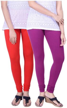 Cotton Solid Leggings 2