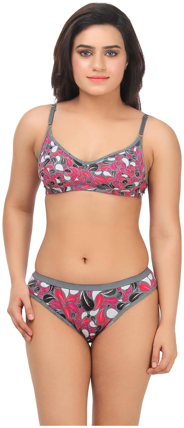 TCG Printed Bralette - 1 Lingerie Set
