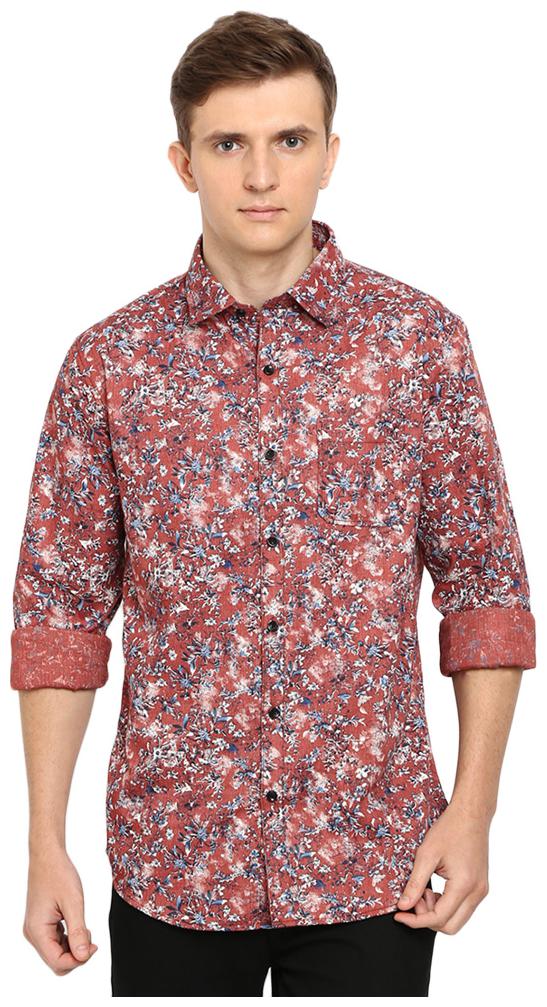 

TED HARBOR Men Multi Floral Slim Fit Casual Shirt
