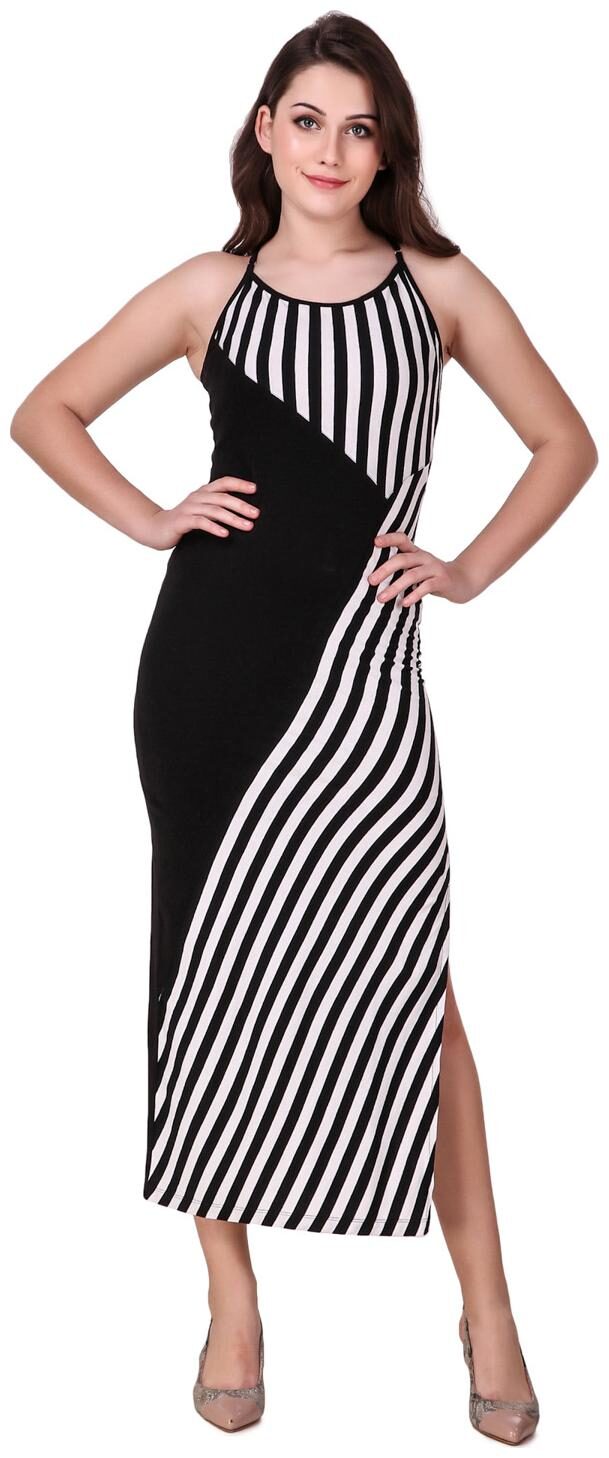 

Texco Multi Striped Maxi dress