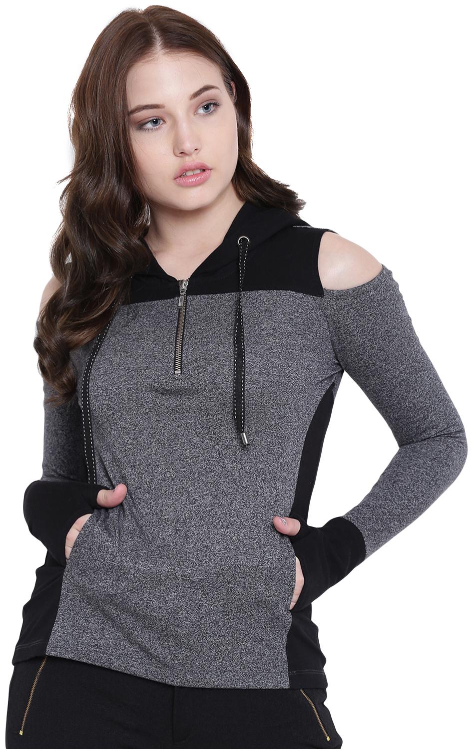 

Texco Women Solid Regular top - Black