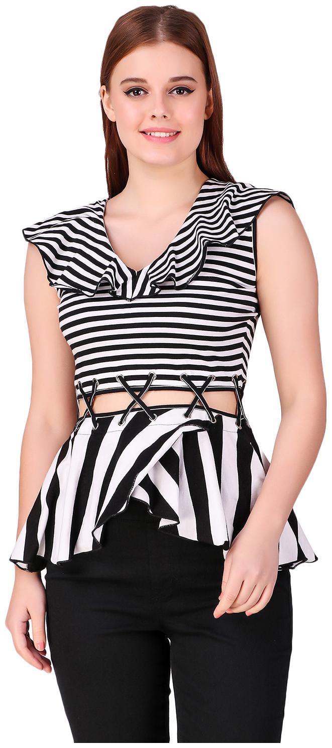 

Texco Women Striped Regular top - Multi