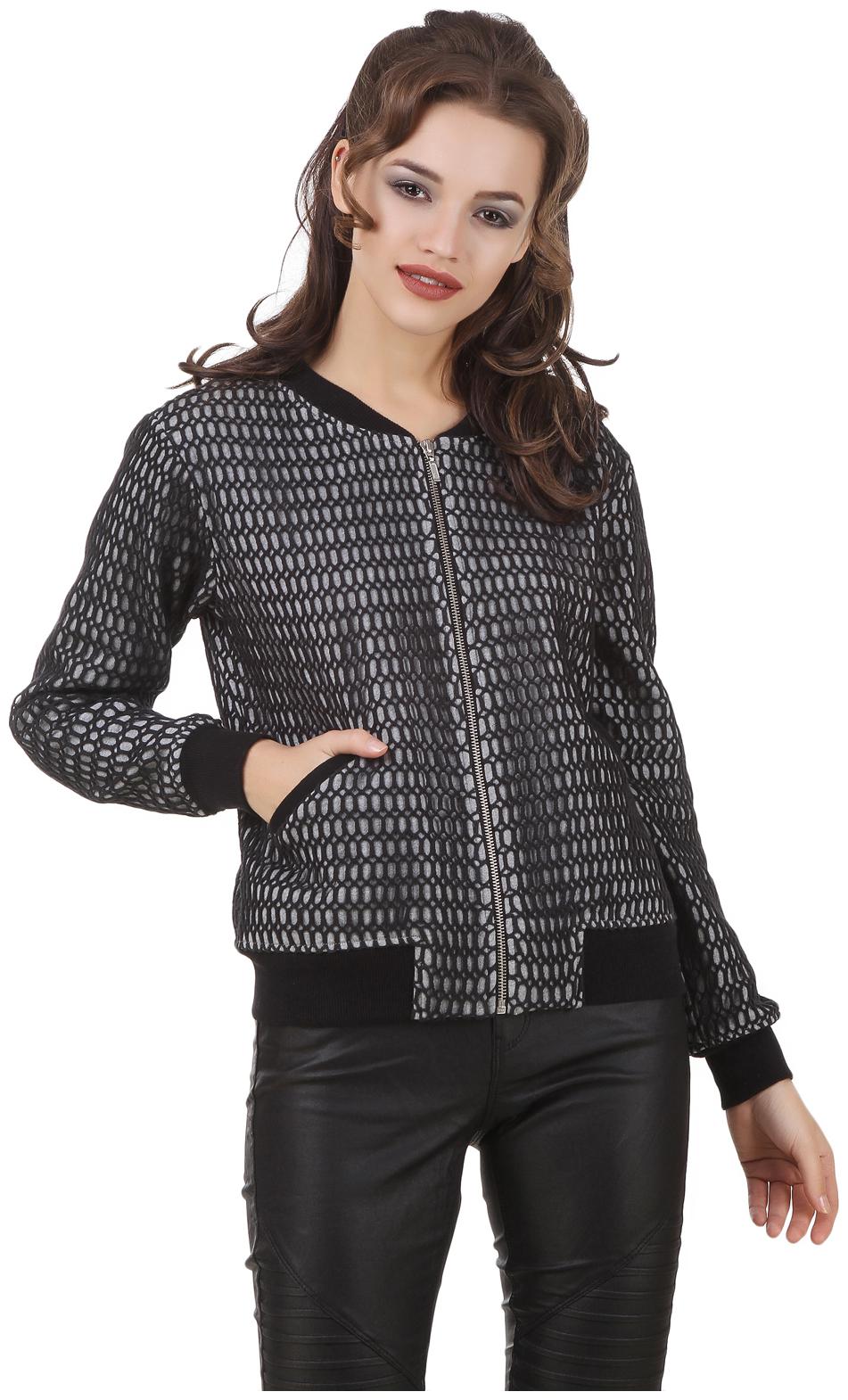 

Texco Women Polka Dots Regular Jacket - Black