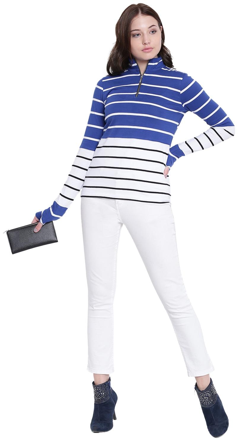 

Texco Women Striped Regular top - Multi