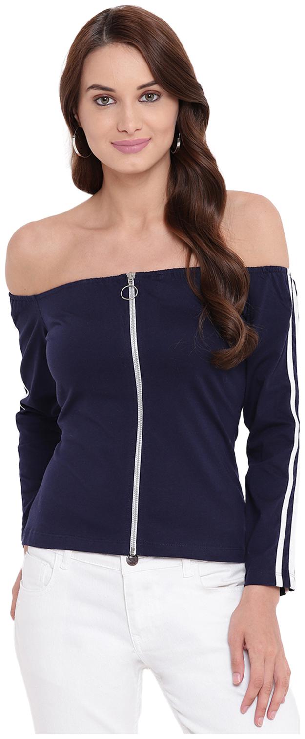 

Texco Women Solid Regular top - Blue