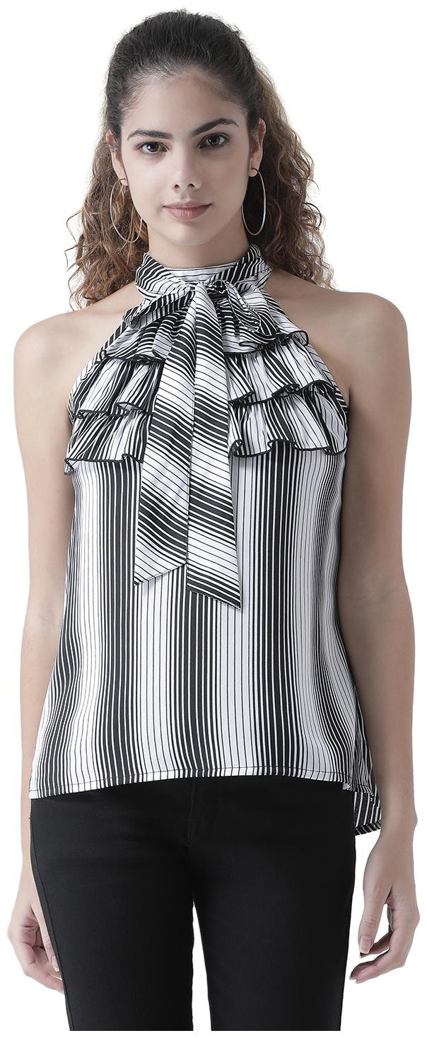 

Texco Women Striped Regular top - Multi