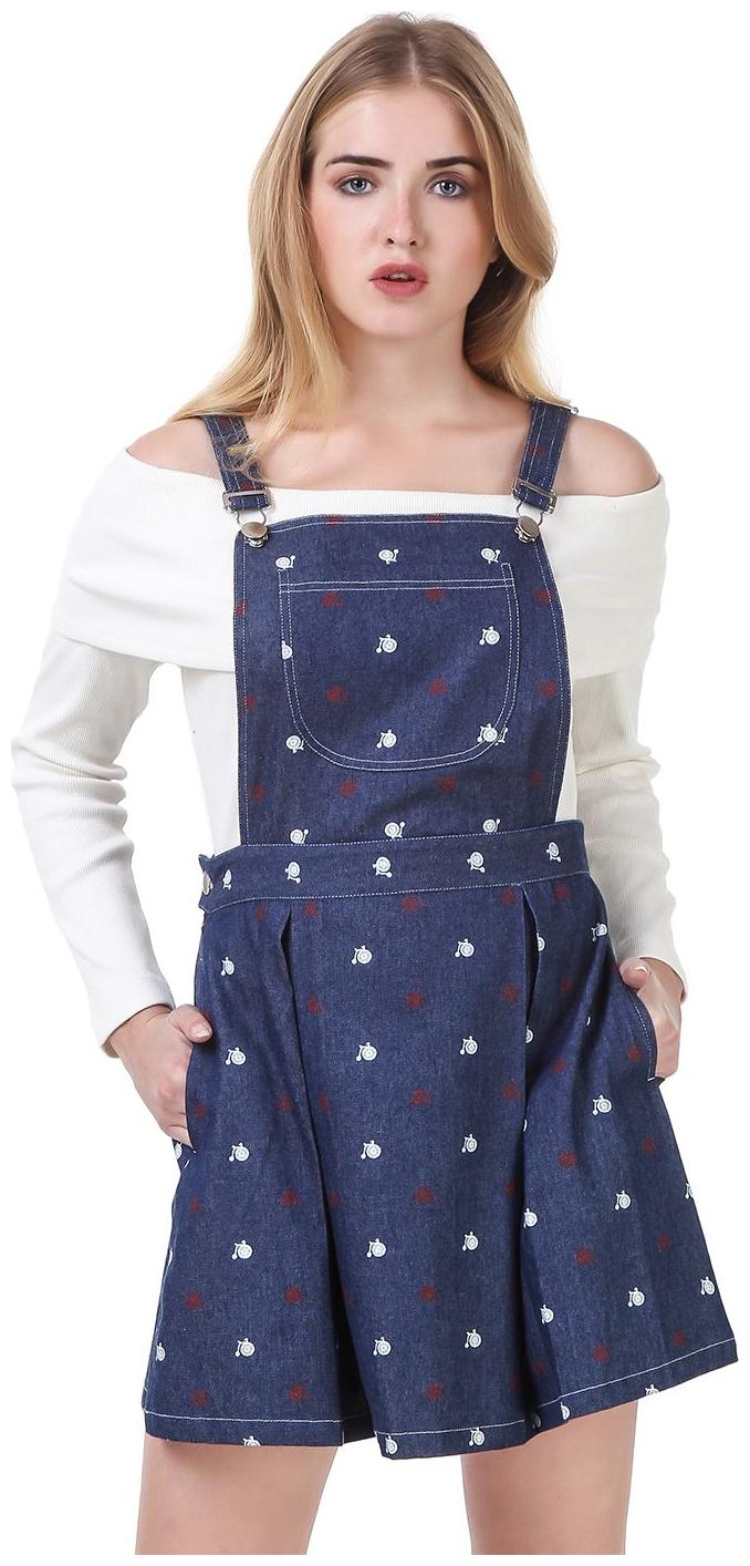 

Texco Printed Jumpsuit - Blue