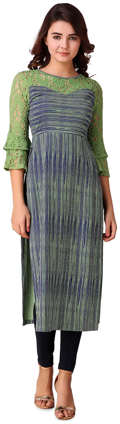 

Texco Women Striped Regular top - Multi