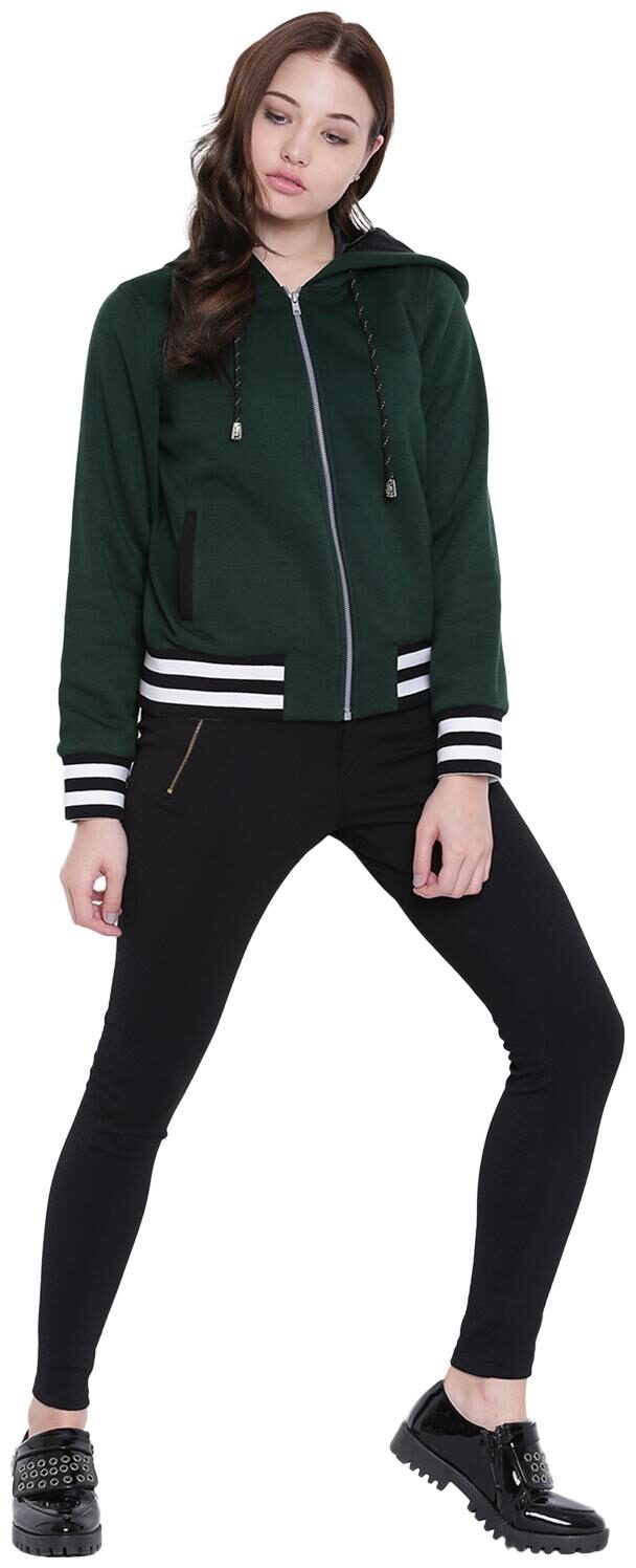 

Texco Women Self Design Regular Jacket - Green