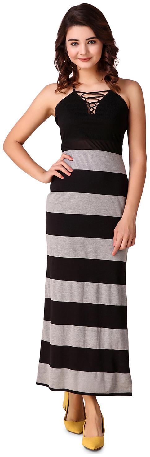 

Texco Multi Striped Maxi dress
