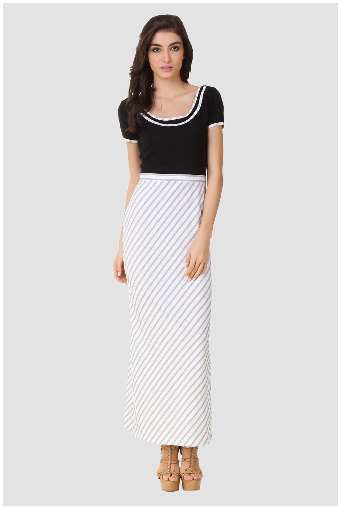 

Texco Multi Solid Maxi dress