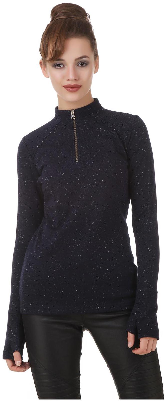 

Texco Women Solid Sweatshirt - Blue