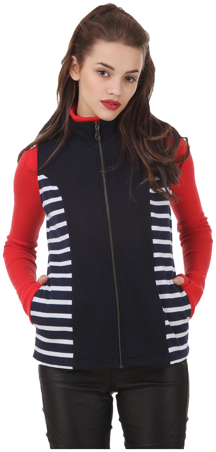 

Texco Women Striped Regular Jacket - Black