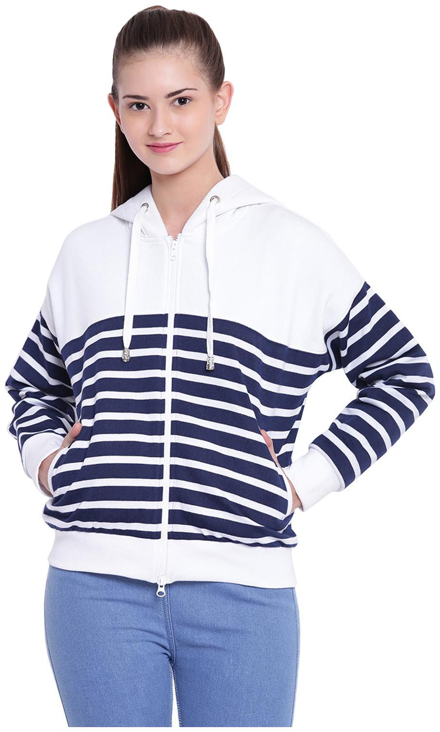 

Texco Women Striped Bomber Jacket - Multi