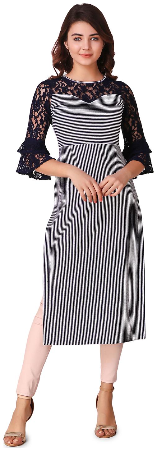 

Texco Women Striped Regular top - Multi