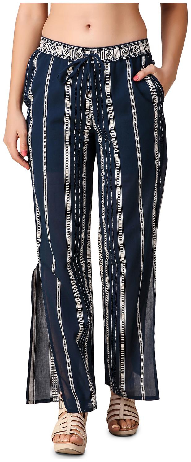 

Texco Women Blue Regular fit Regular trousers