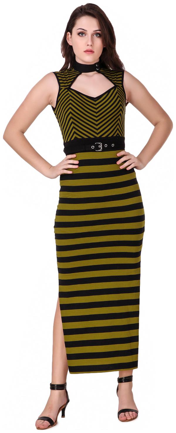 

Texco Multi Striped Maxi dress