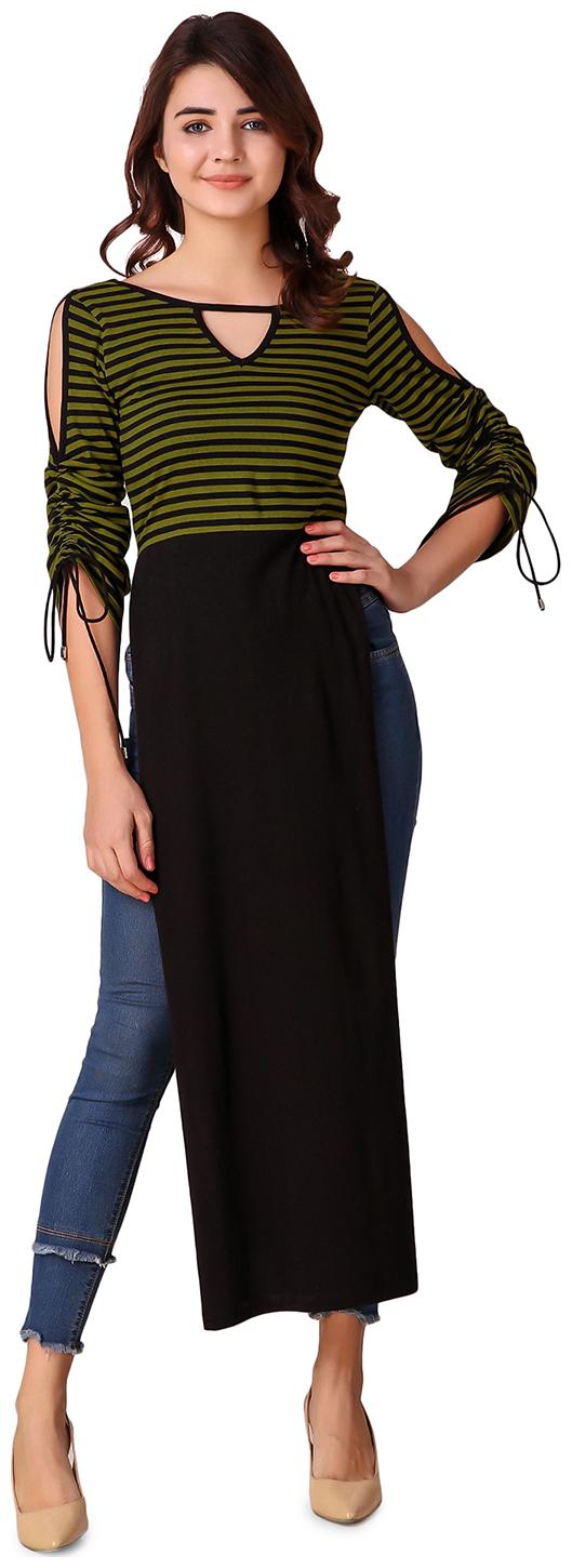 

Texco Women Striped Regular top - Multi