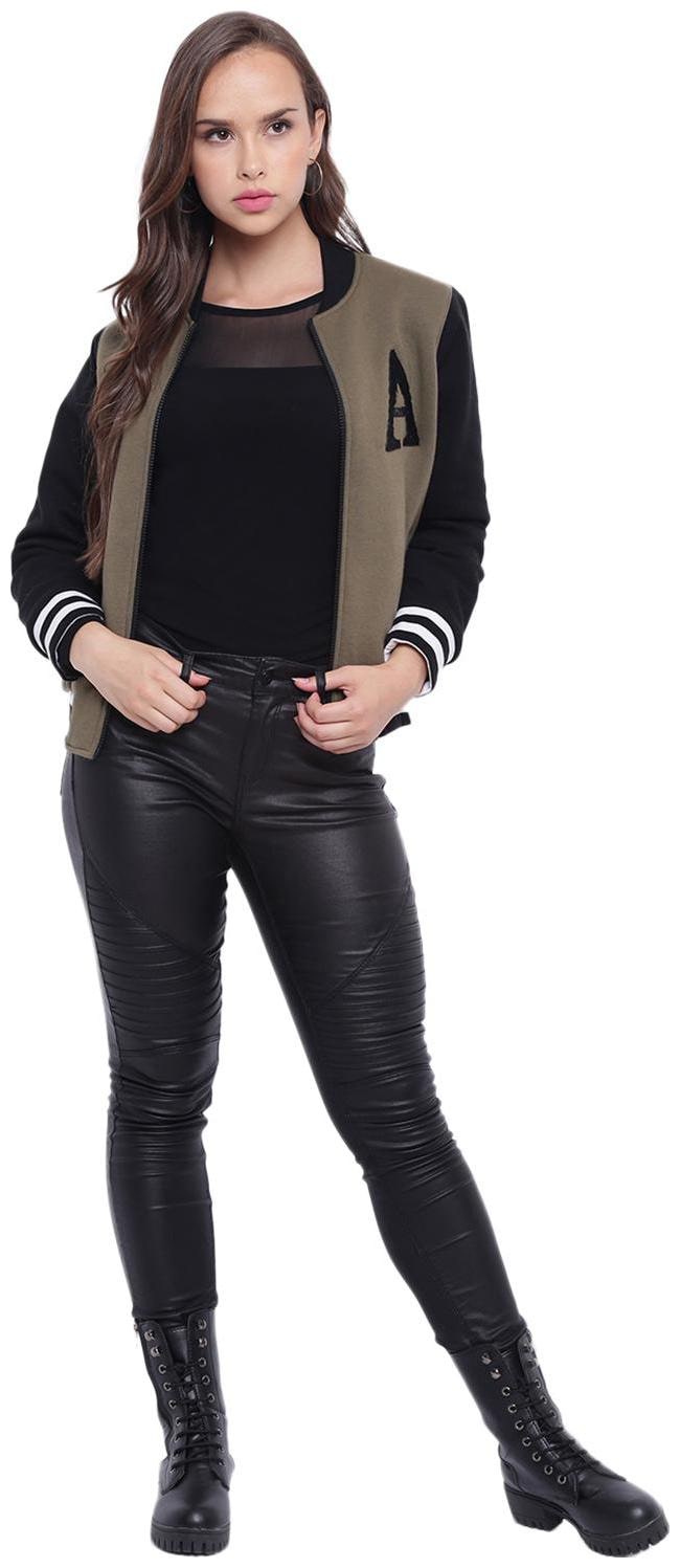 

Texco Women Self Design Varsity Jacket - Multi