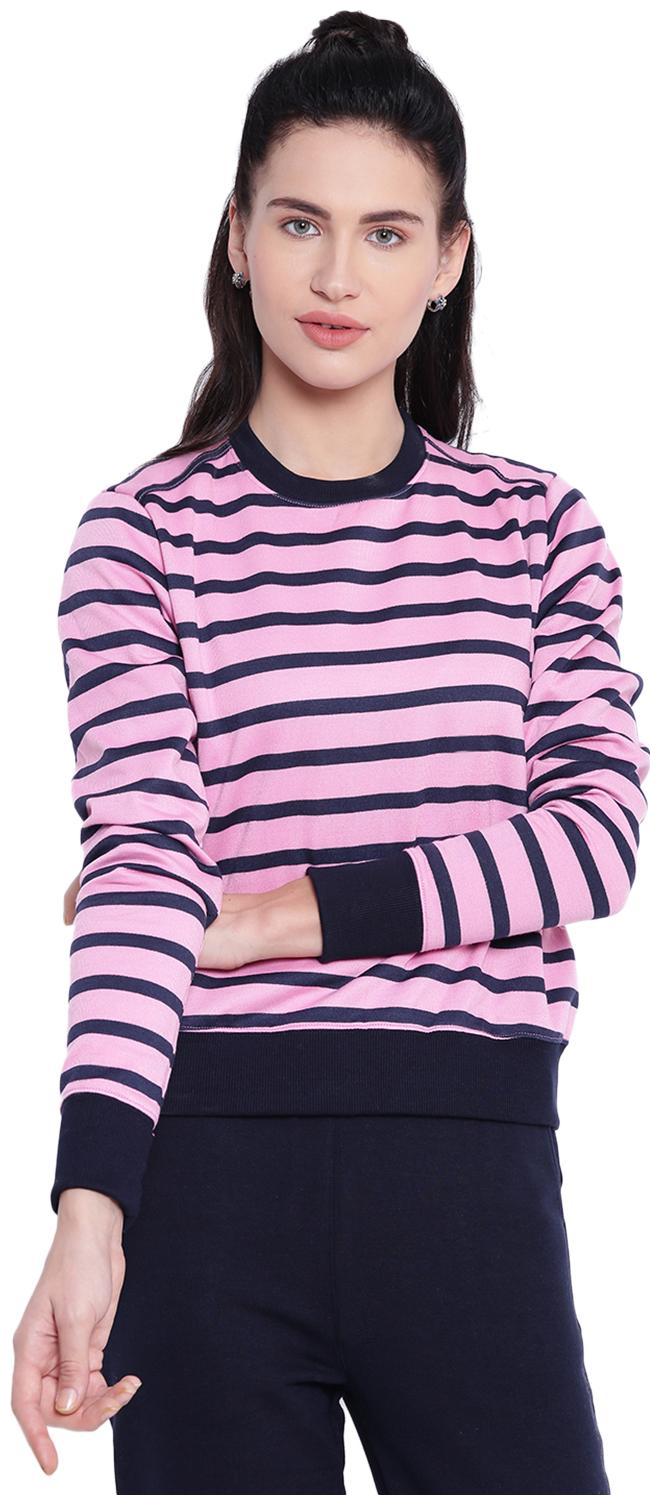 

Texco Women Striped Sweatshirt - Multi