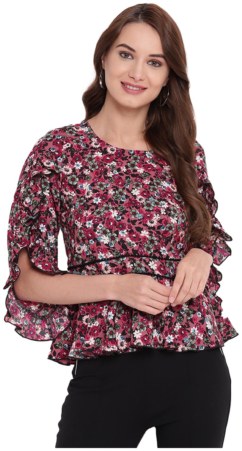 

Texco Women Printed Regular top - Multi