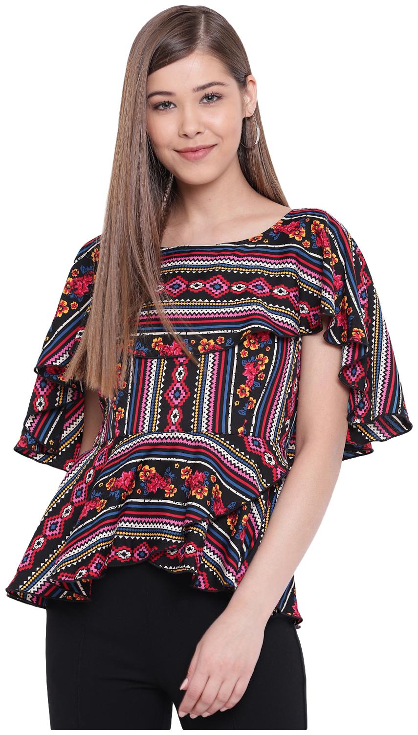 

Texco Women Printed Regular top - Multi