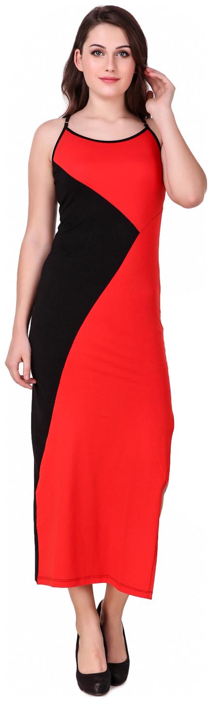 

Texco Multi Solid Maxi dress
