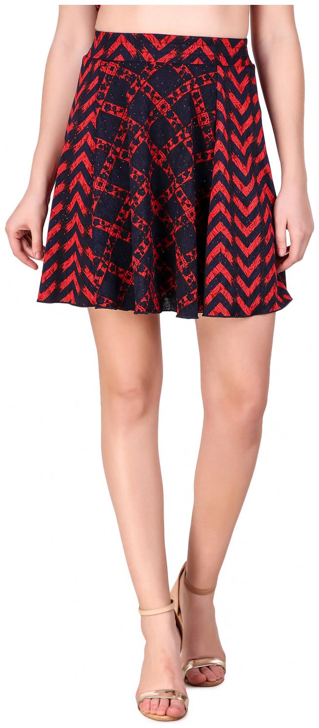 

Texco Printed Flared skirt Midi Skirt - Multi