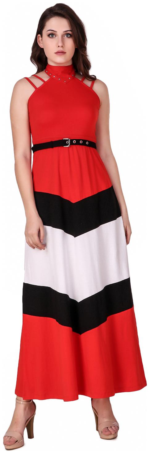 

Texco Multi Solid Maxi dress