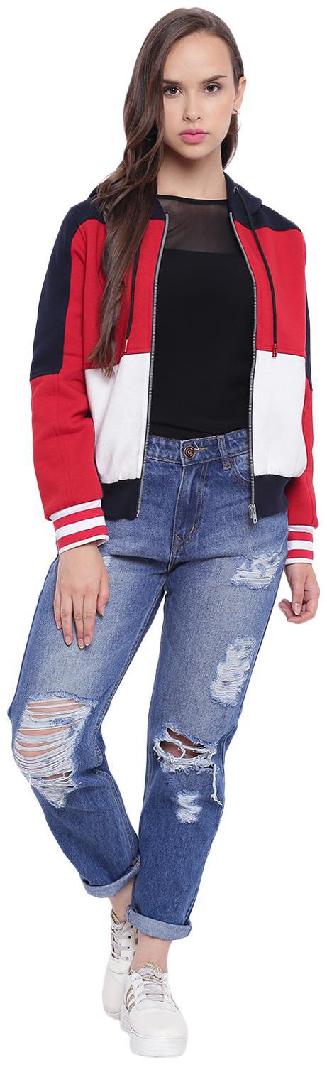 

Texco Women Colorblocked Varsity Jacket - Multi