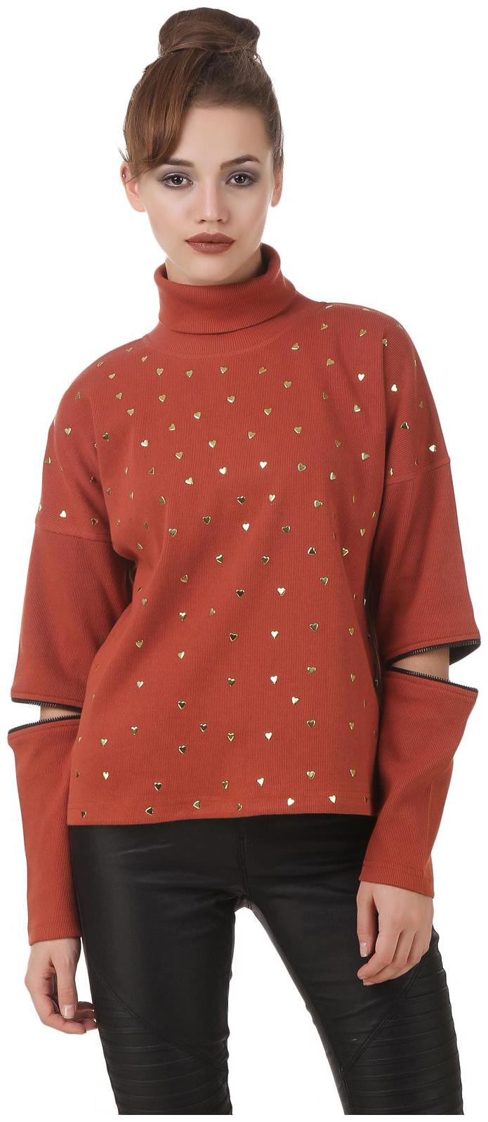 

Texco Women Embroidered Sweatshirt - Red