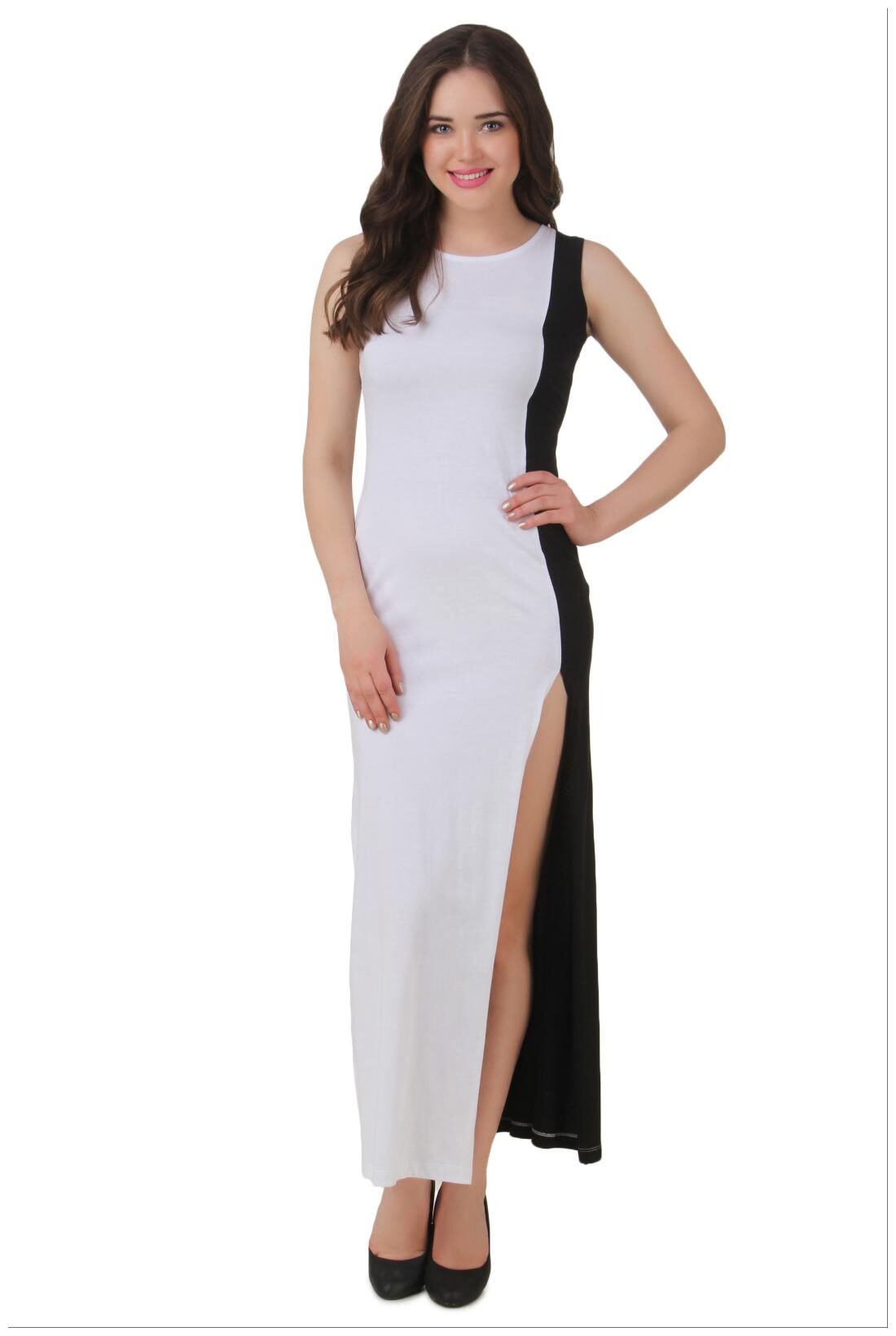 

Texco Sexy Side Slit Long Dress