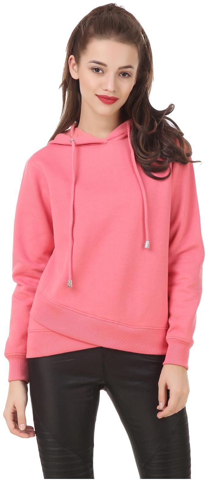 

Texco Women Solid Hoodie - Pink