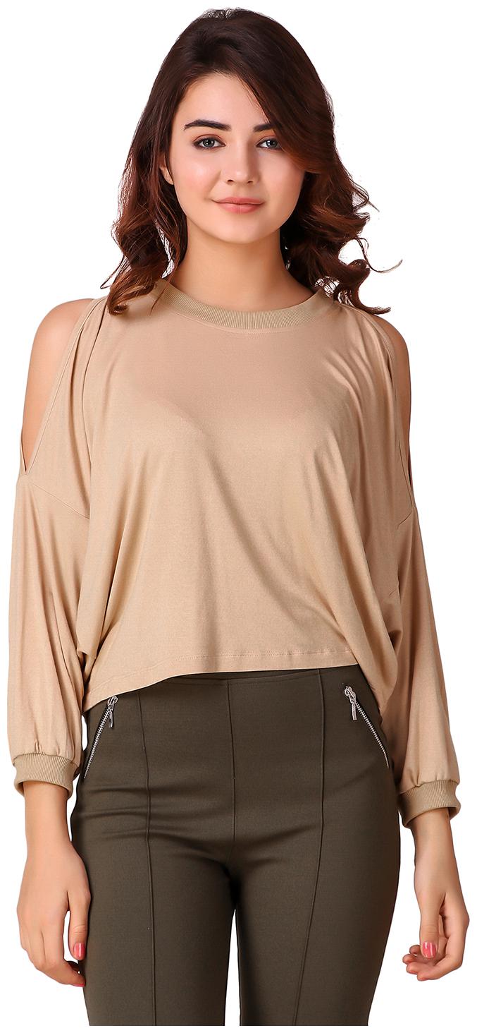 

Texco Women Solid Regular top - Beige