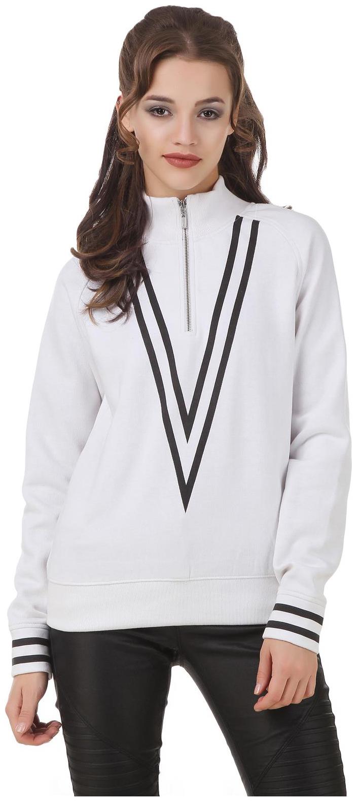 

Texco Women Solid Sweatshirt - White