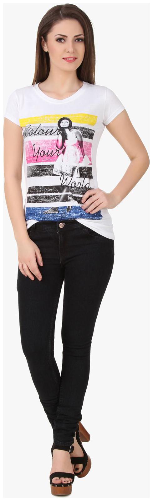 

Texco White Printed Summer Top
