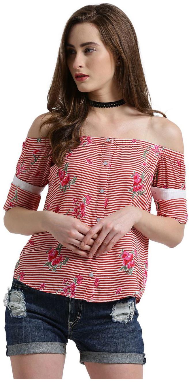 

Texco Women Multi Solid Regular Fit Shirt