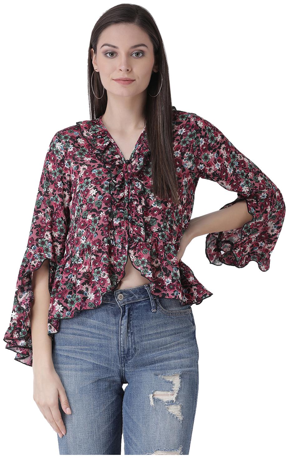 

Texco Women Floral Regular top - Multi