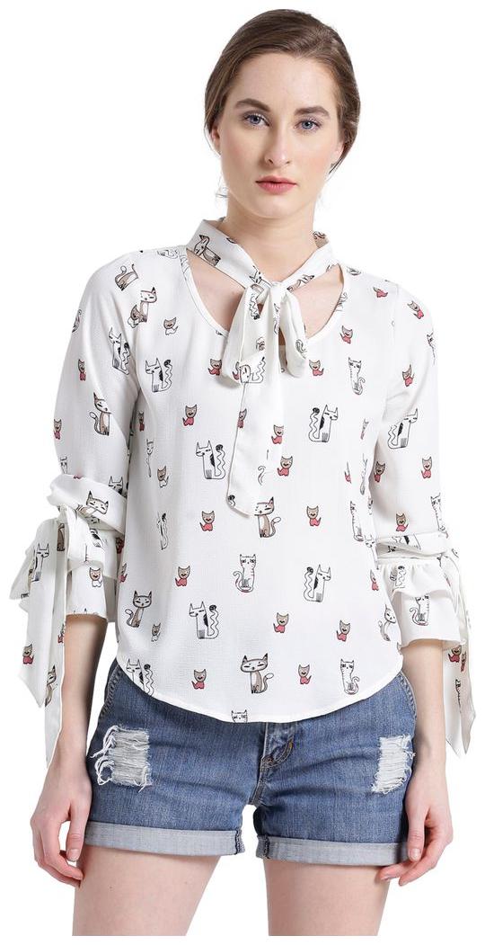 

Texco Women Solid A-line top - Multi