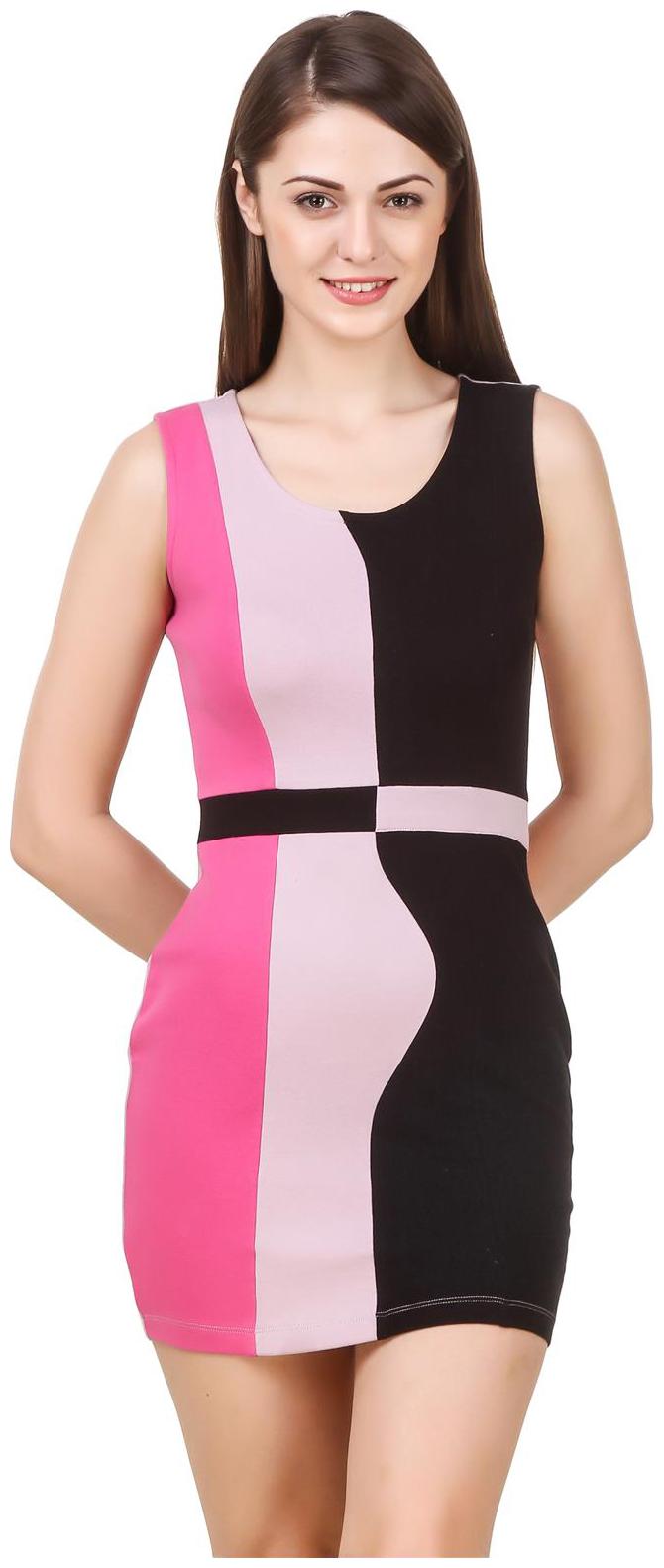 

Texco women s color block body con party dress
