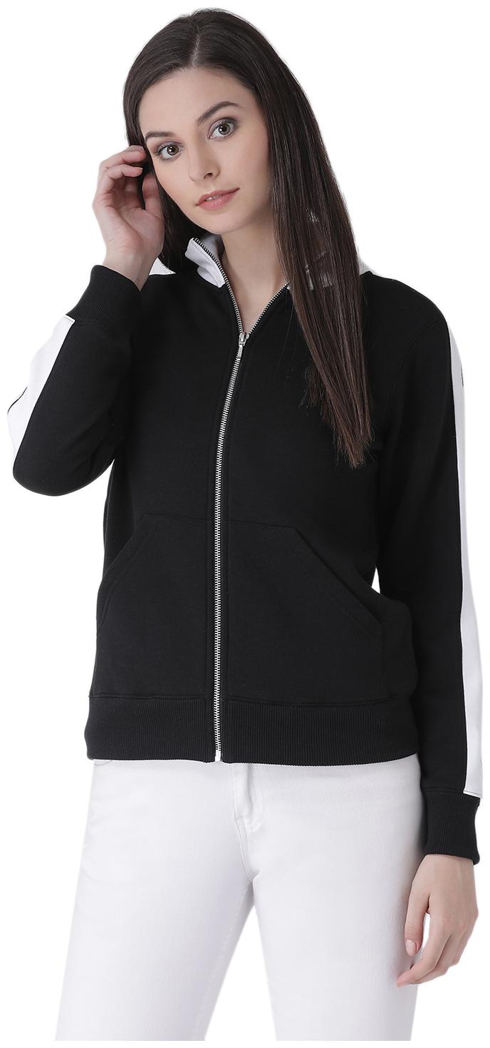 

Texco Women Self Design Bomber Jacket - Black