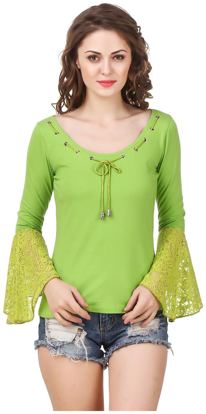 

Texco Women Printed Regular top - Green