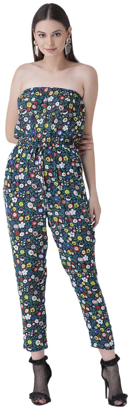 

Texco Floral Jumpsuit - Green