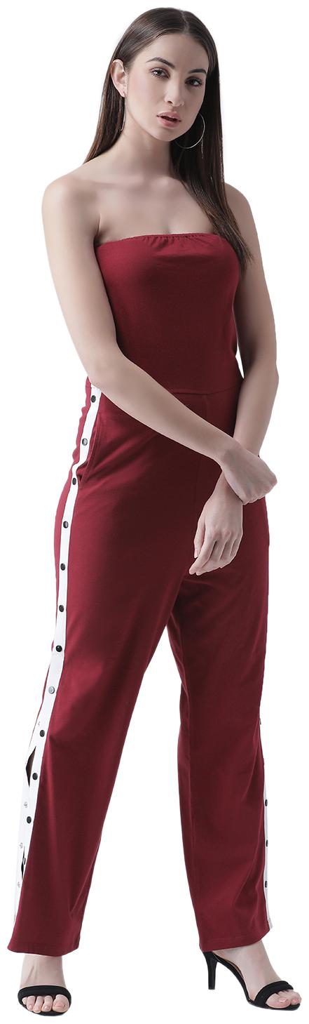 

Texco Solid Jumpsuit - Maroon