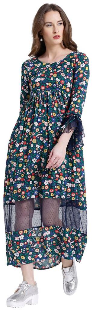 

Texco Multi Printed A-line dress