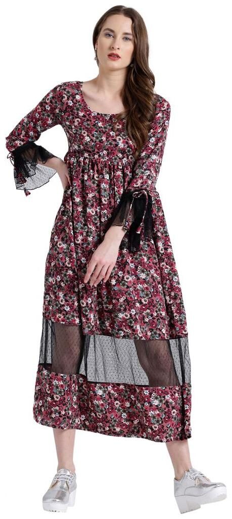 

Texco Multi Solid A-line dress