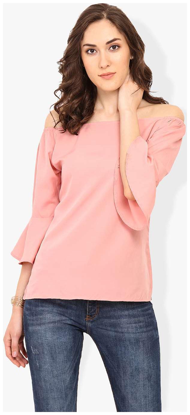 

Trend Arrest Women Printed A-line top - Pink