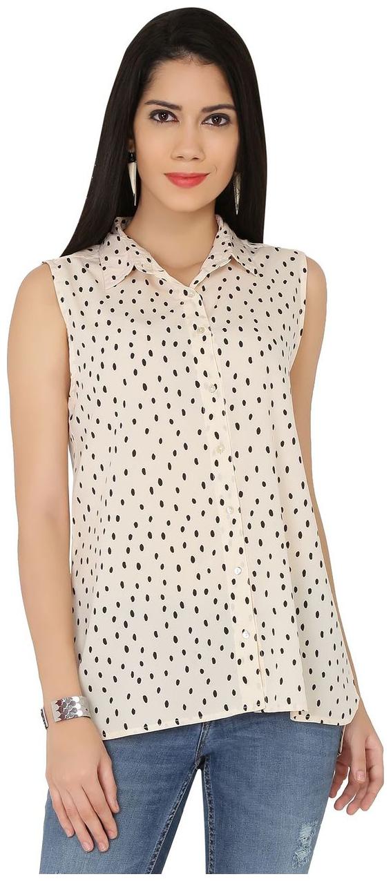

The Beach Company Women Printed Regular top - White