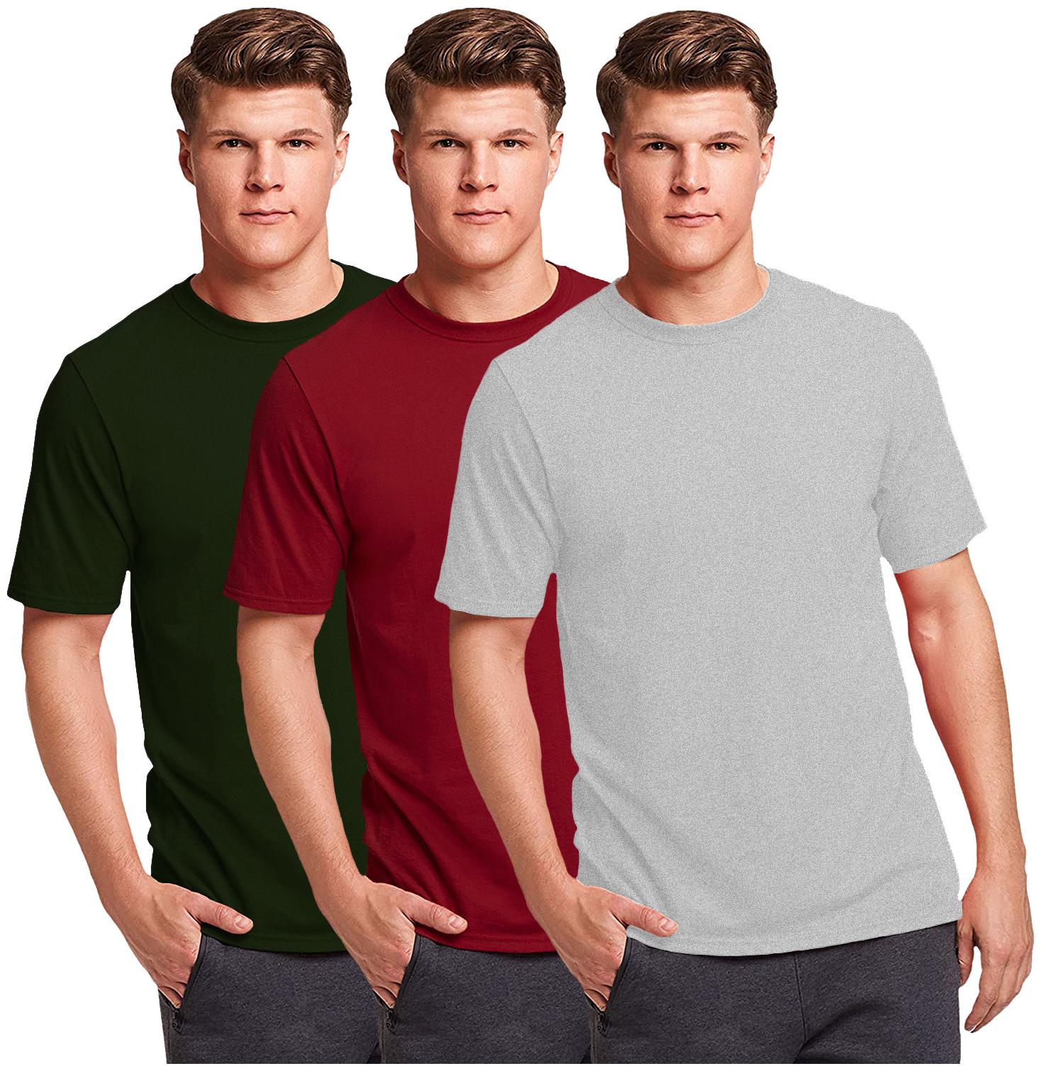 

THE BLAZZE Men Multi Regular fit Cotton Round neck T-Shirt - Pack Of 3
